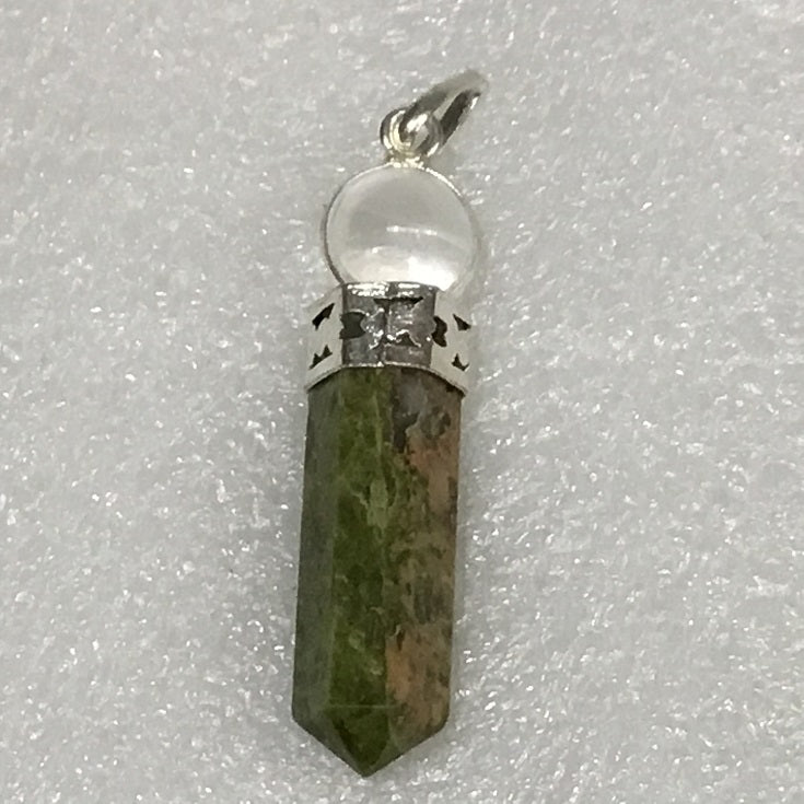 Unakite - Ball Point Pendant Unakite - Ball Point Pendant